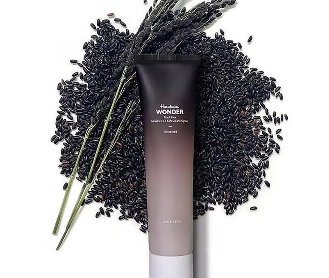 Haruharu WONDER - Gel nettoyant hydratant doux 5.5 au Riz Noir 100 ml