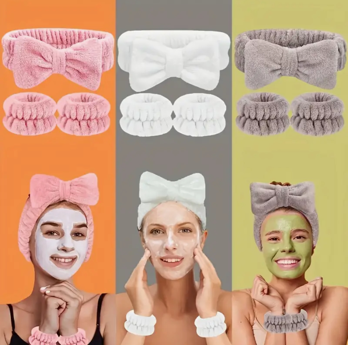 Bandeaux pour cheveux en tissu doux