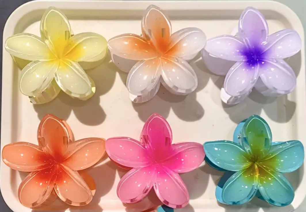 Pince à cheveux fleur