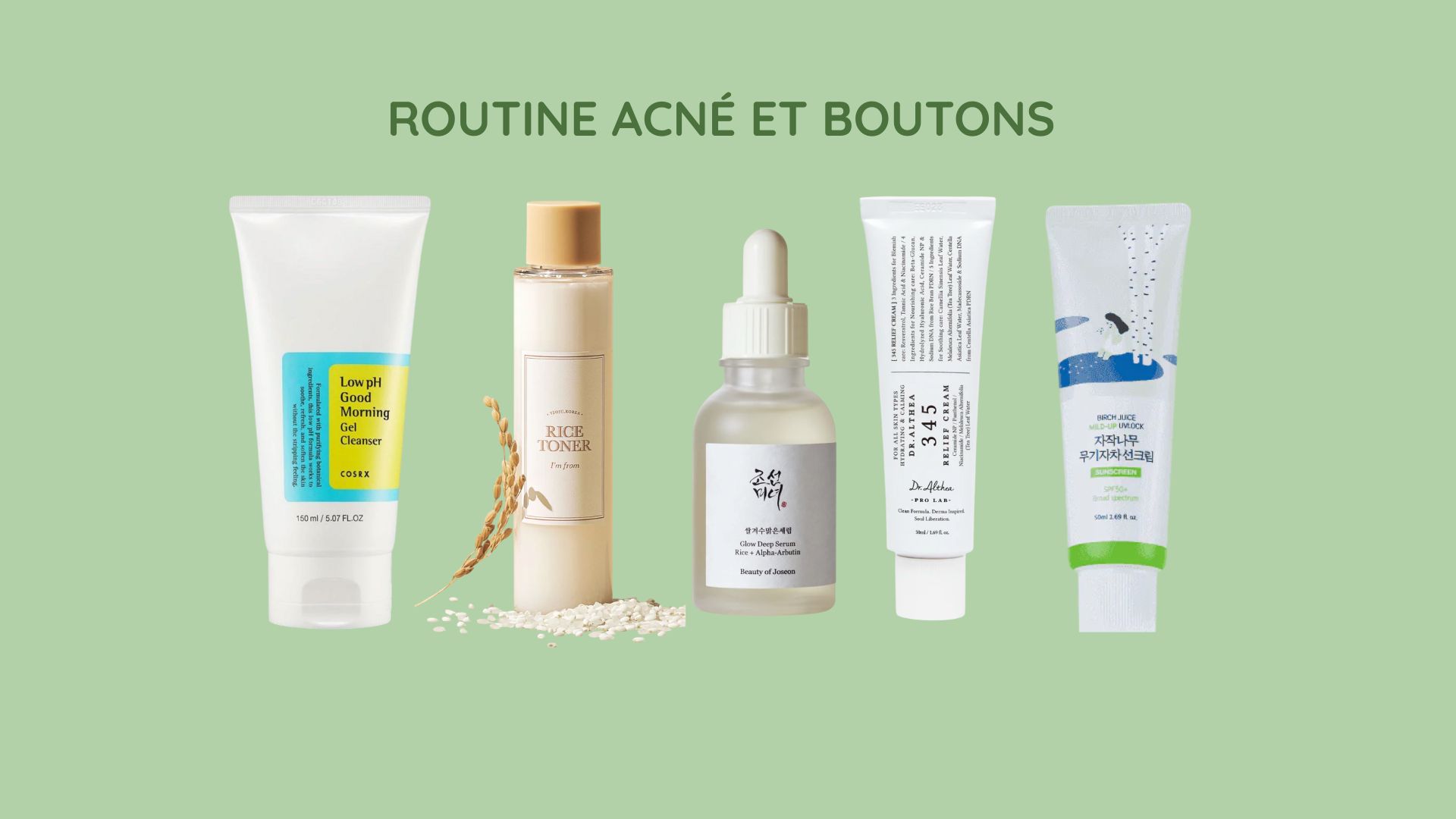 ⭐ Routine Anti-Acné & Anti-Boutons – Peau Nette & Lumineuse