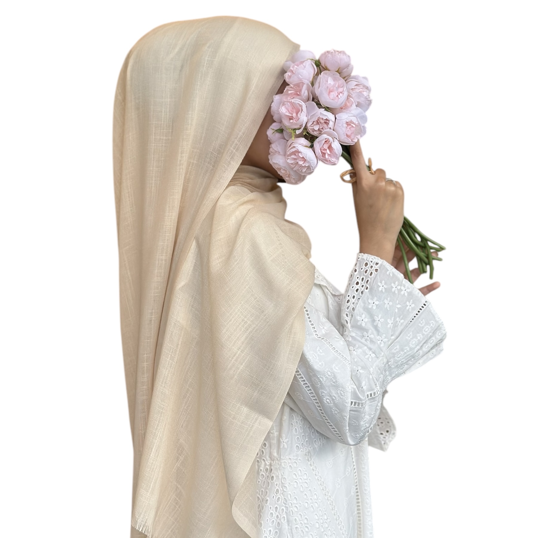 Bamboo Shawl in Beige