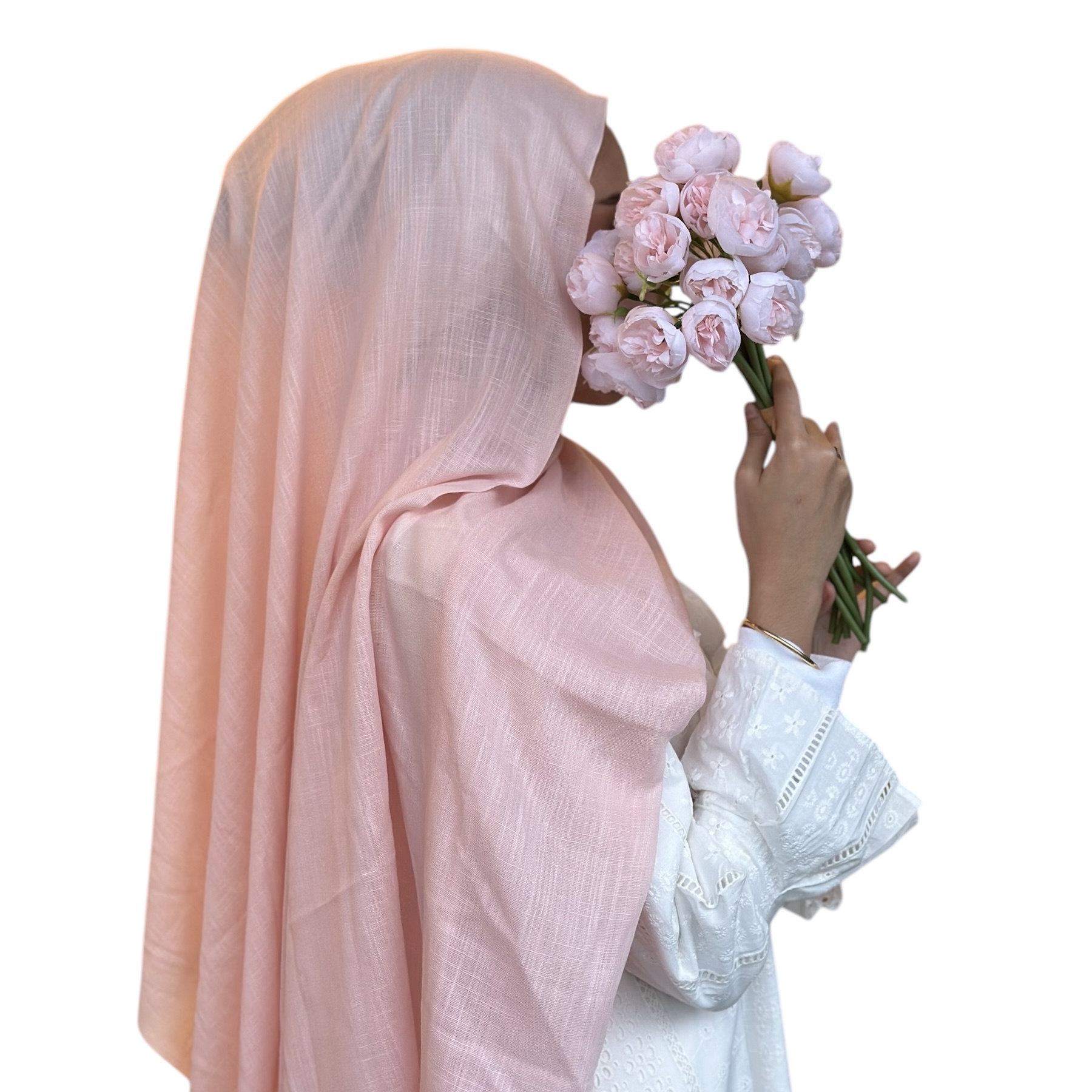 Bamboo Shawl in Soft Pink
