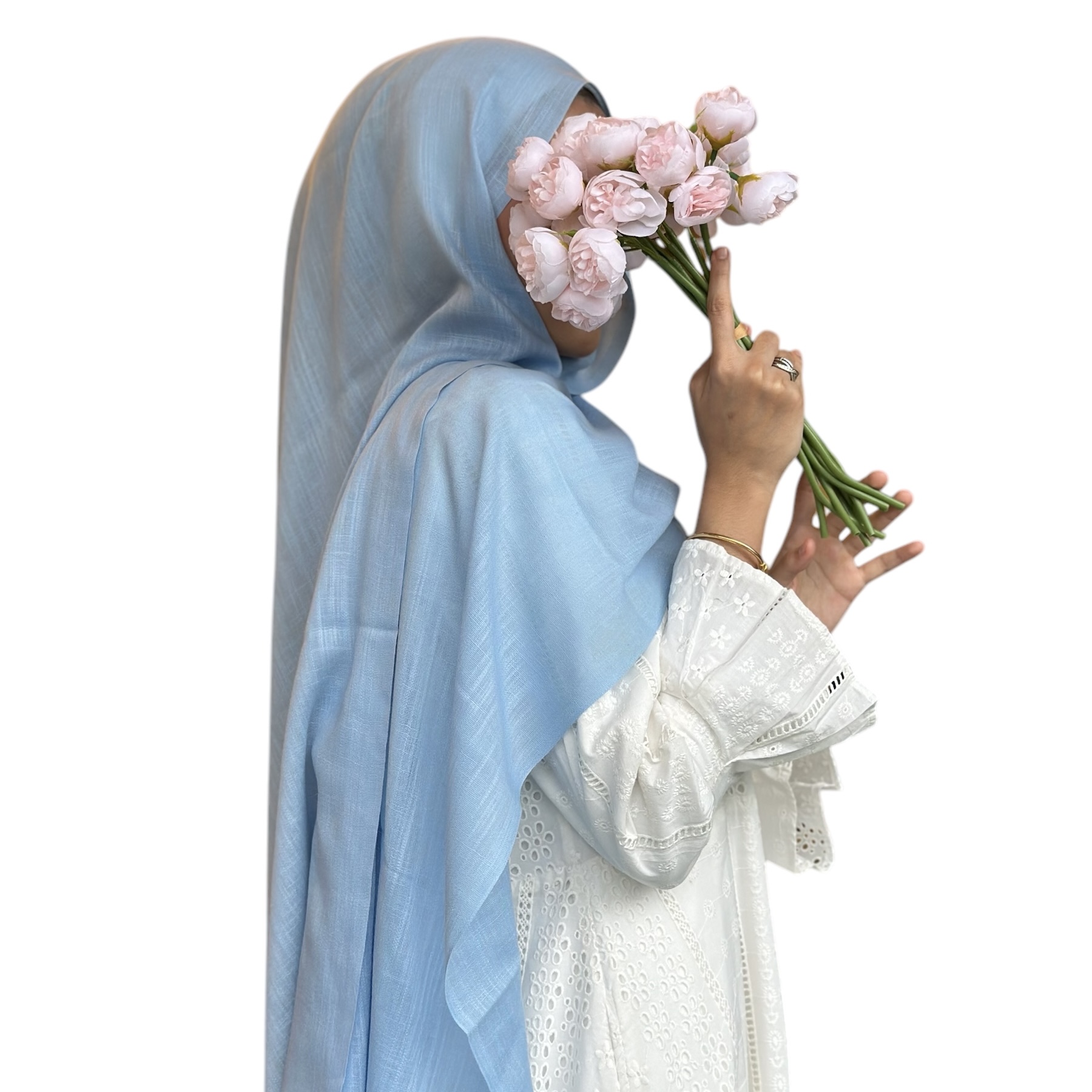 Bamboo Shawl in Baby Blue