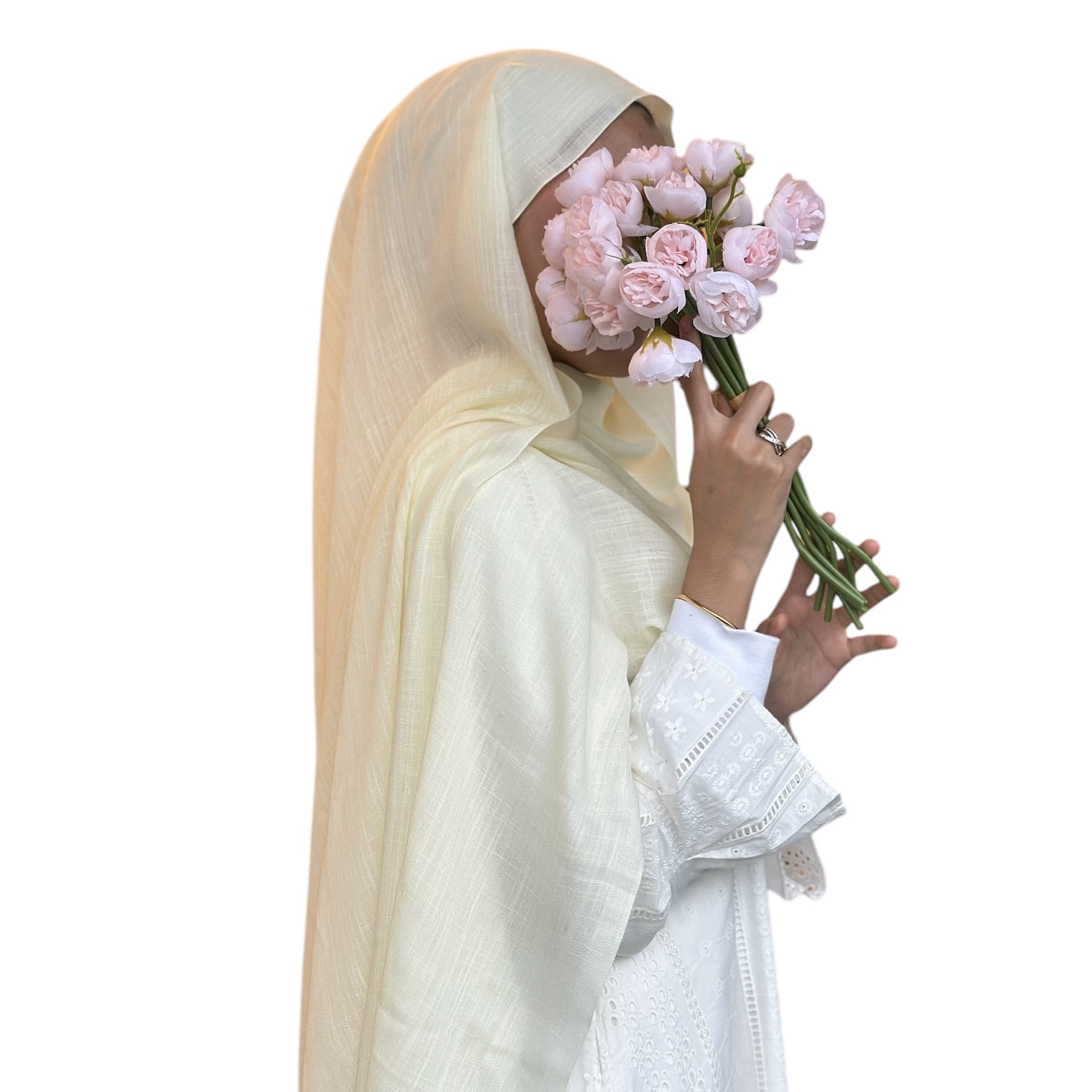 Bamboo Shawl in Soft Yellow