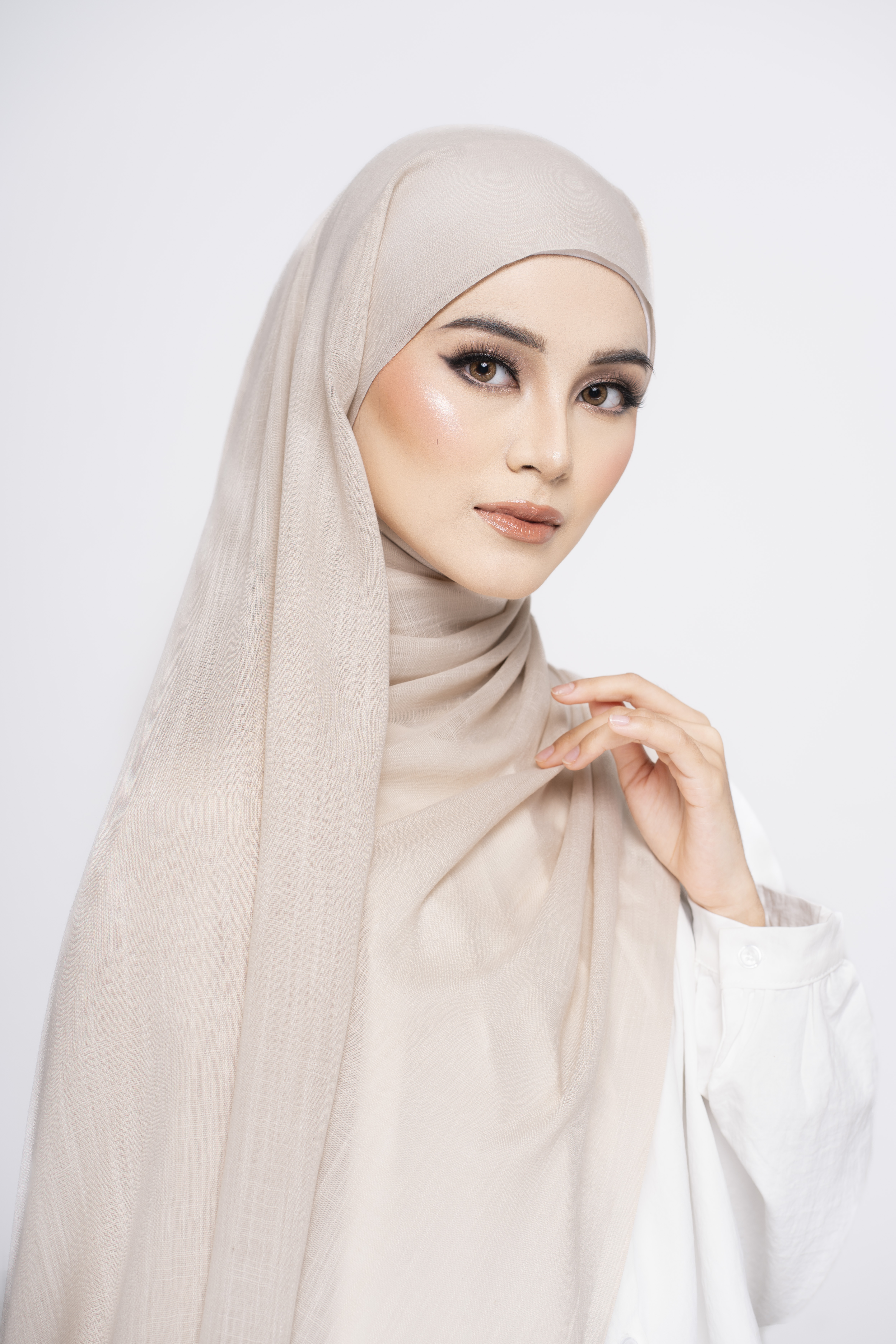 Bamboo Shawl in Khaki