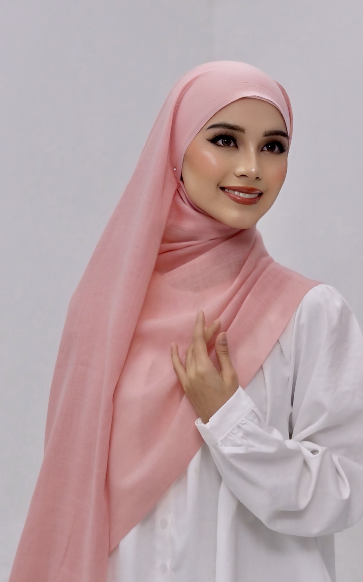 Bamboo Shawl in Pink