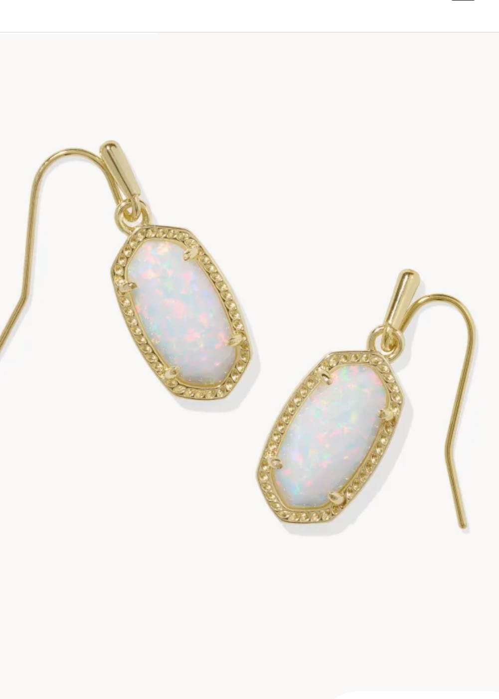 Kendra Scott Lee Gold Drop Earrings 