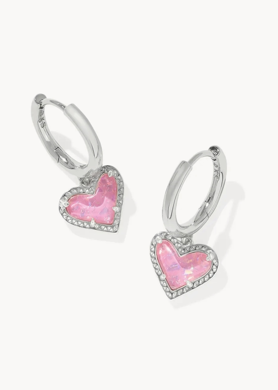 Kendra Scott Ari Heart Huggie Earrings 