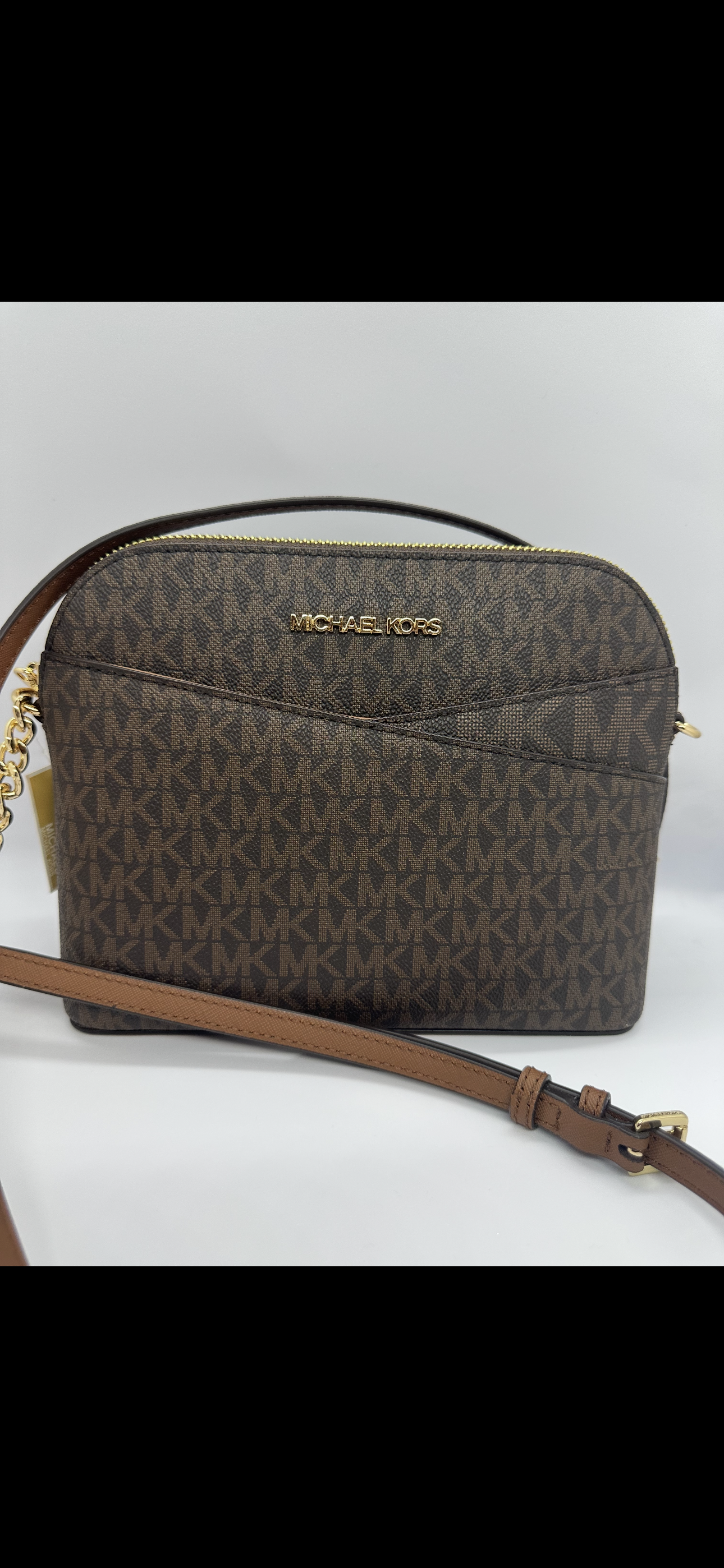 Michael Kors Jet Set Travel MD Dome Cross Body Bag