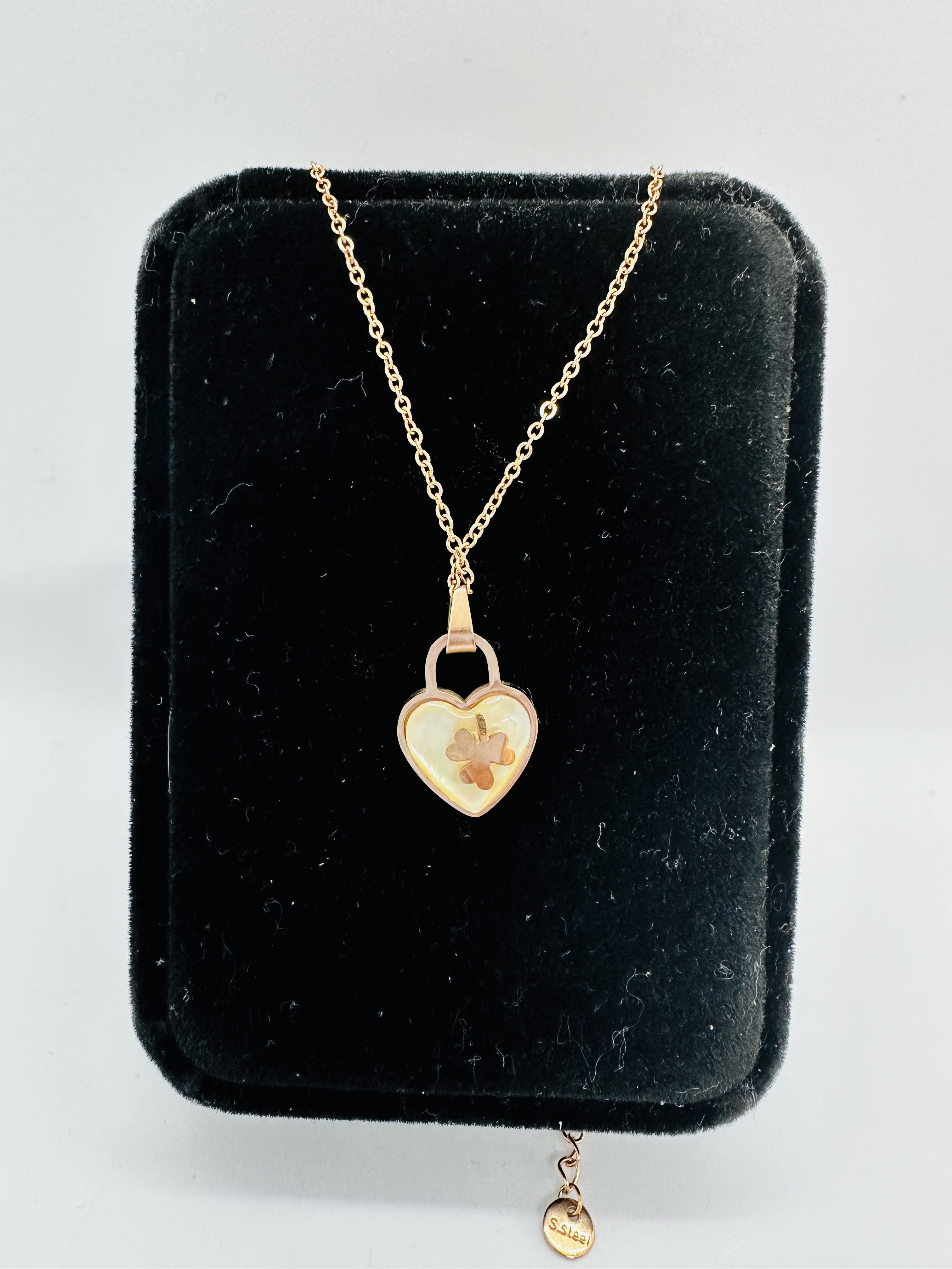 Stainless steel Heart Locket Necklace