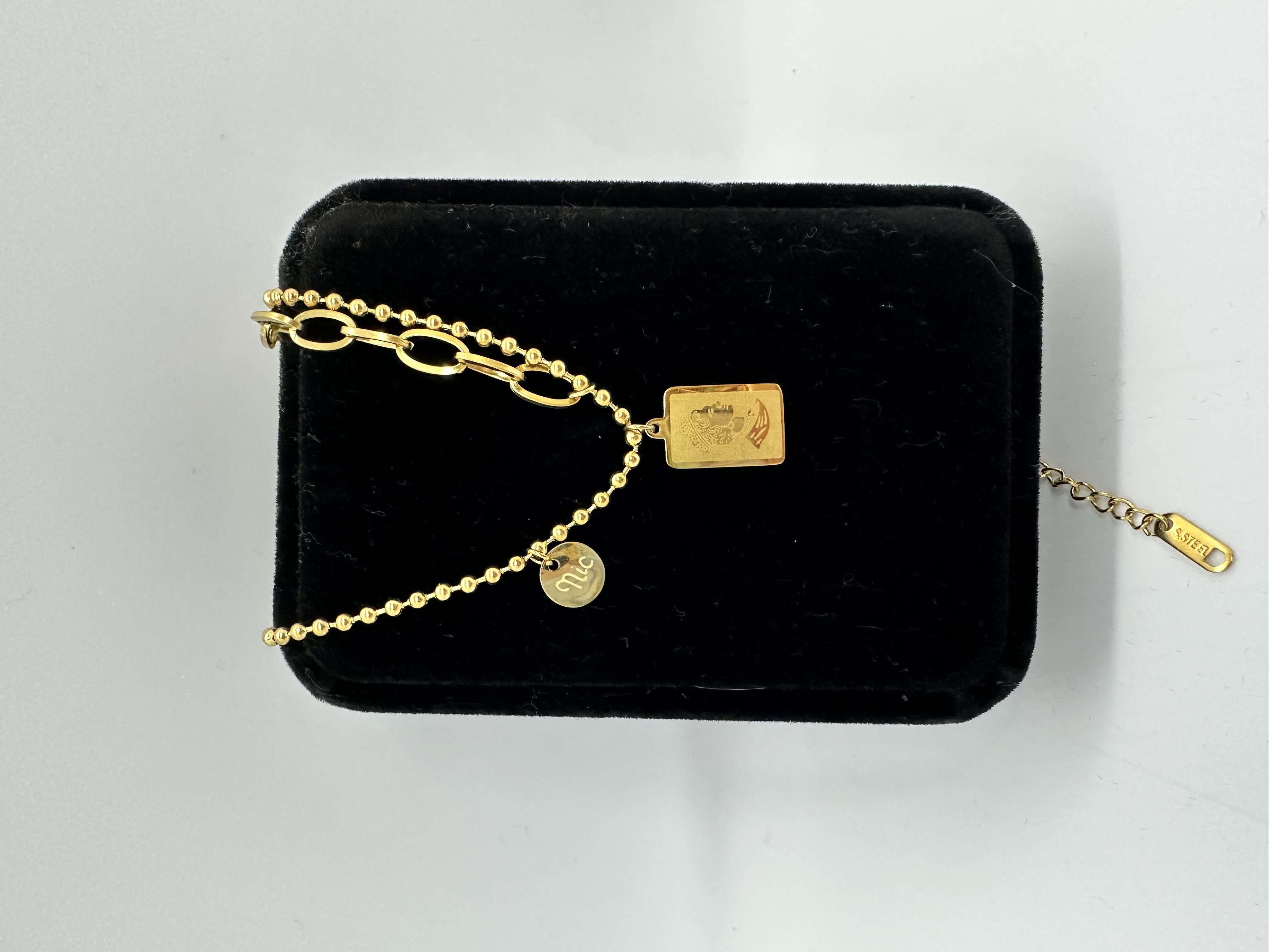 Stainless Steel Non Tarnish Waterproof Over Gold Pendant Necklace