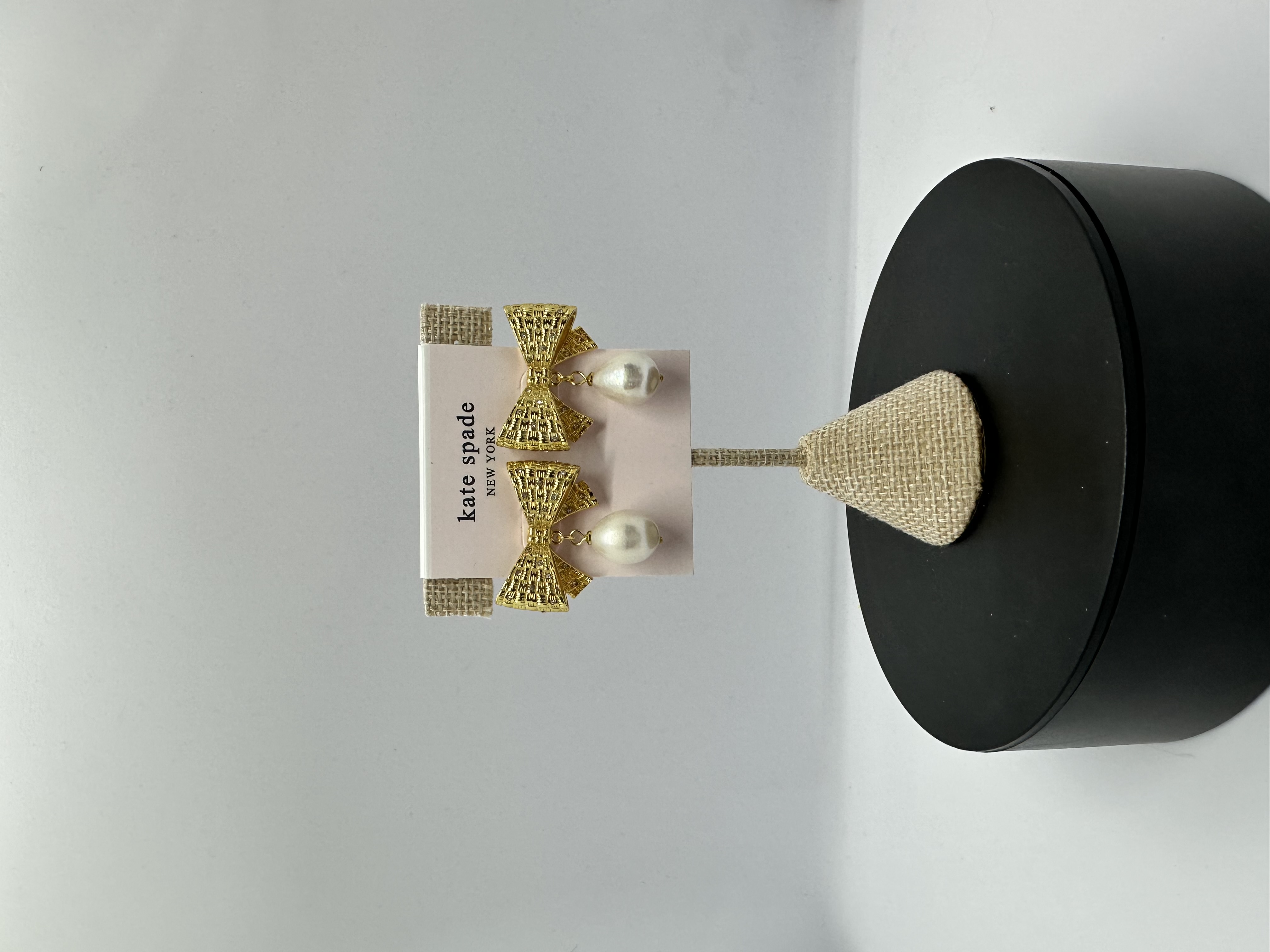 Kate Spade Bow and Pearl Earrings