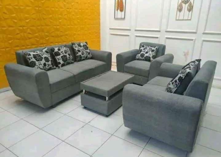 Modern Grey Sofa Set