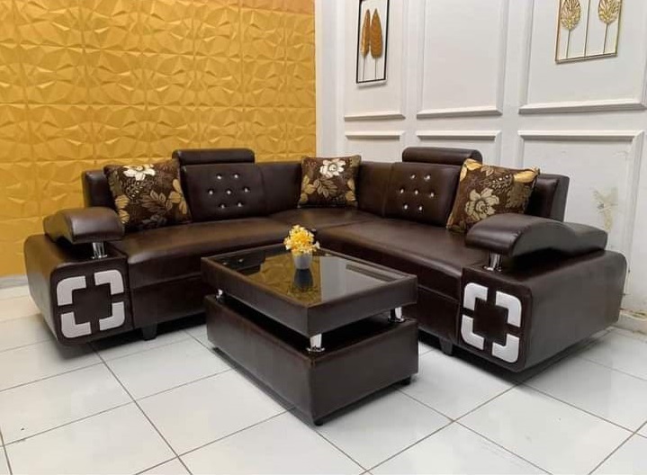 Modern L-Shaped Sofa Set