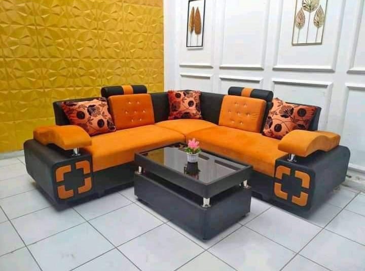 Modern L-Shaped Sofa Set