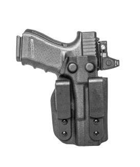 OWB Stick Cloth Holster Fits Glock 19 With Baldr Mini Holster