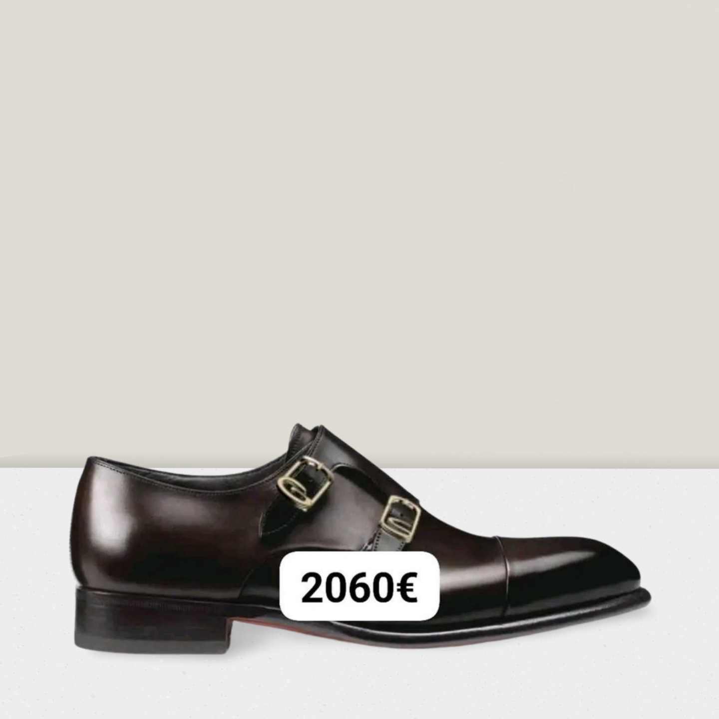 Chaussure SANTONi  double boucle en cuir
