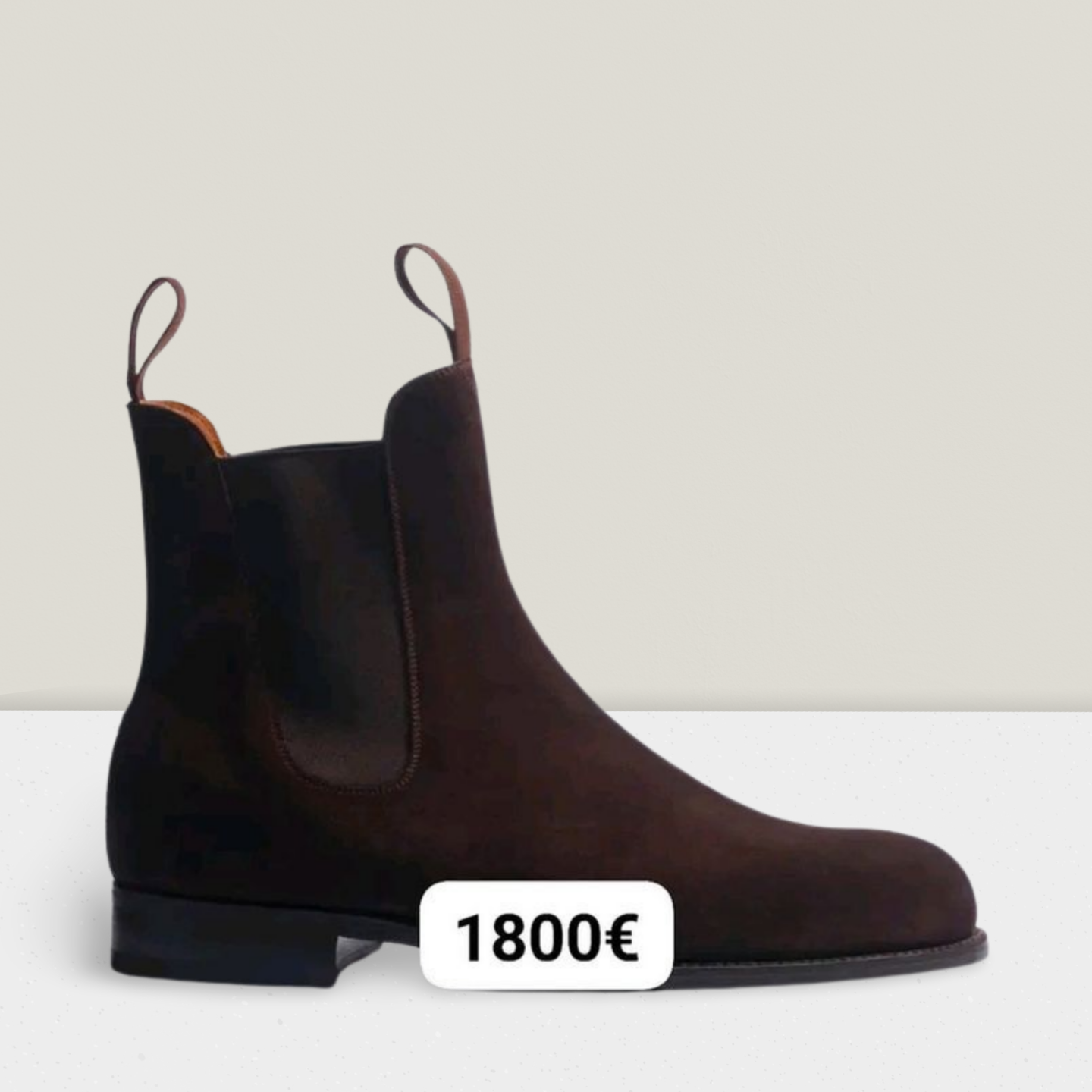 J.M WESTON Bottine cambre en cuir marron