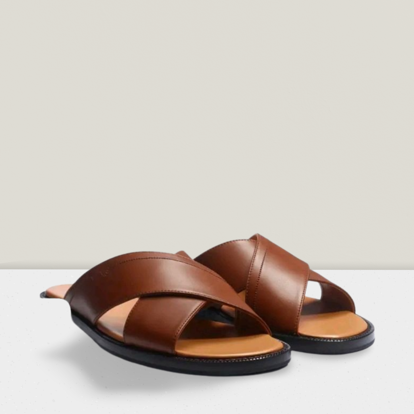 J.M WESTON Sandales Mule croisé double V