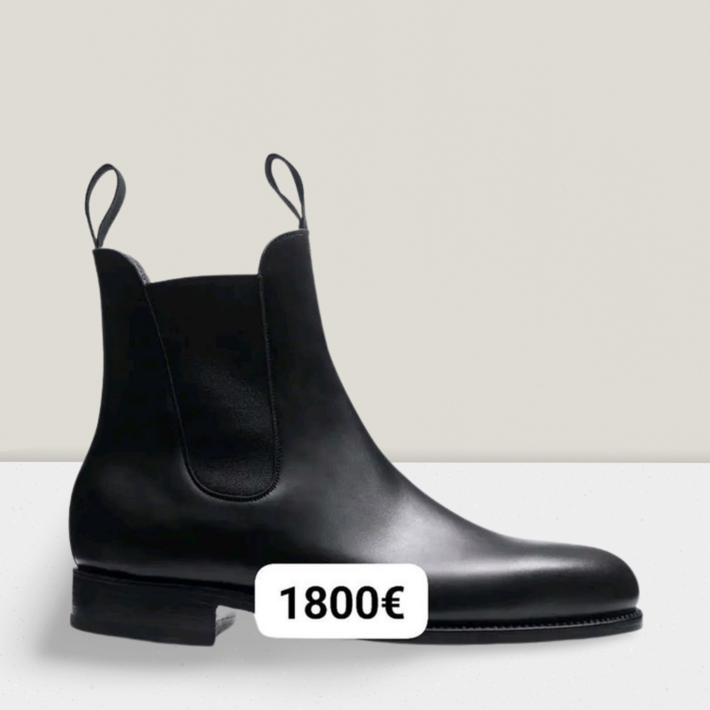 J.M WESTON Bottine cambre en cuir noir