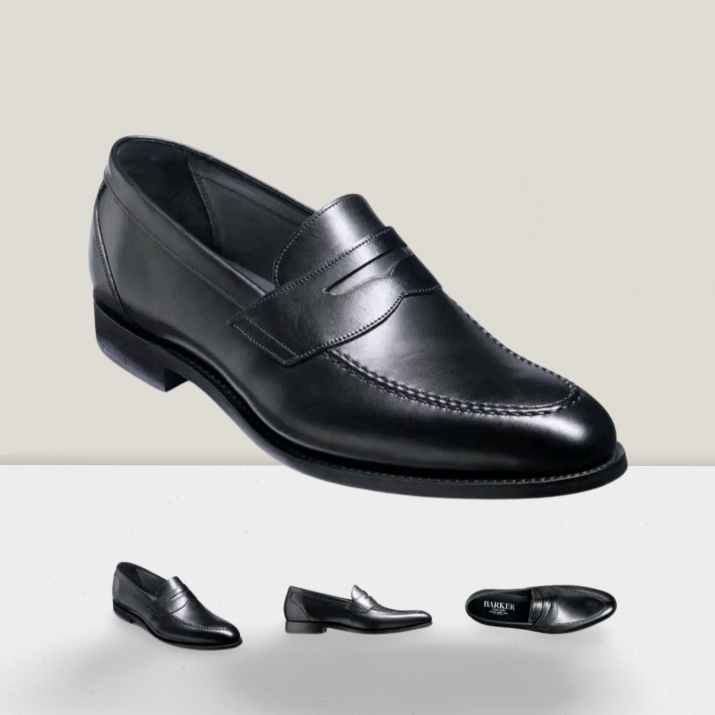 BARKER St Pauls veau noir 