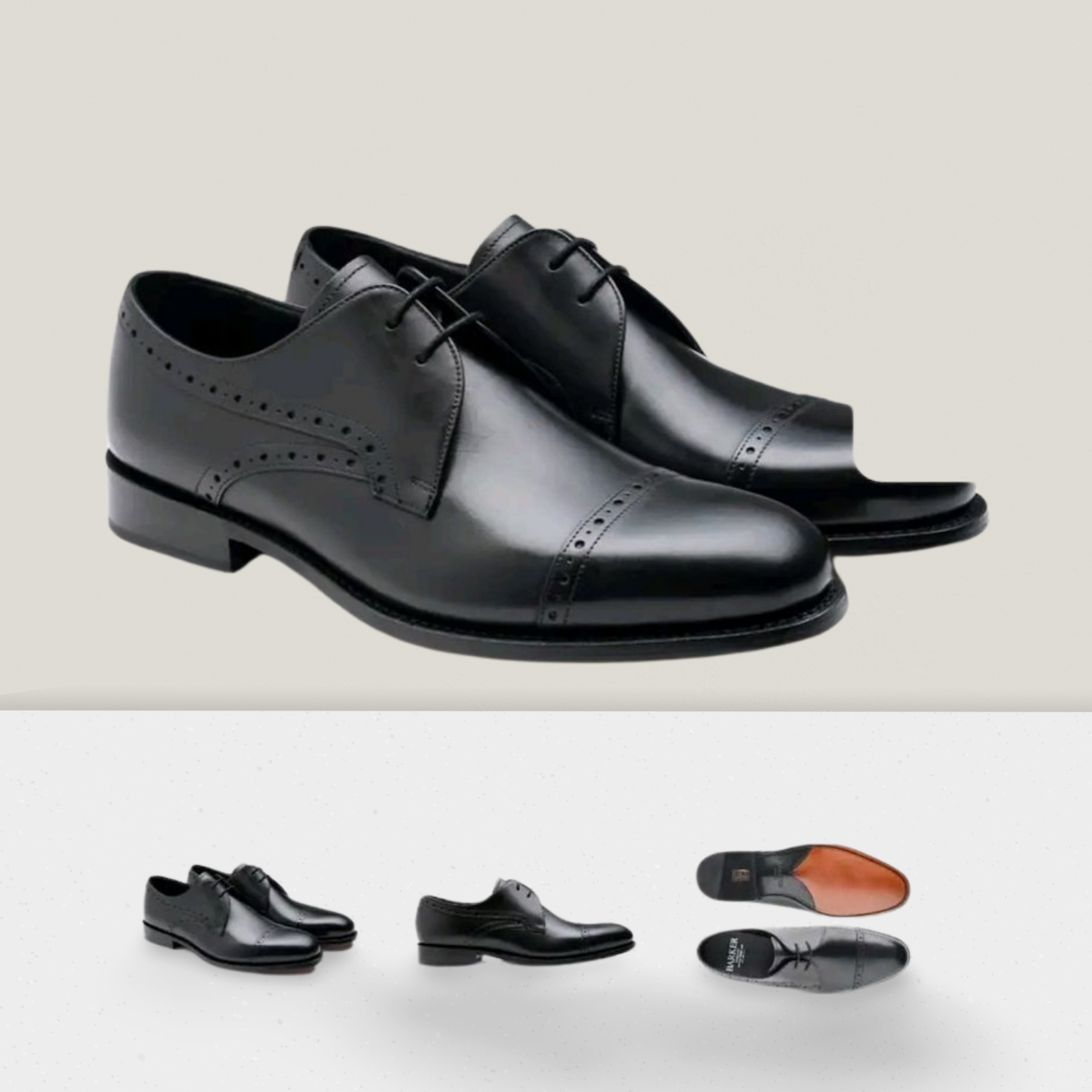 BARKER Ealing Veau Noir 