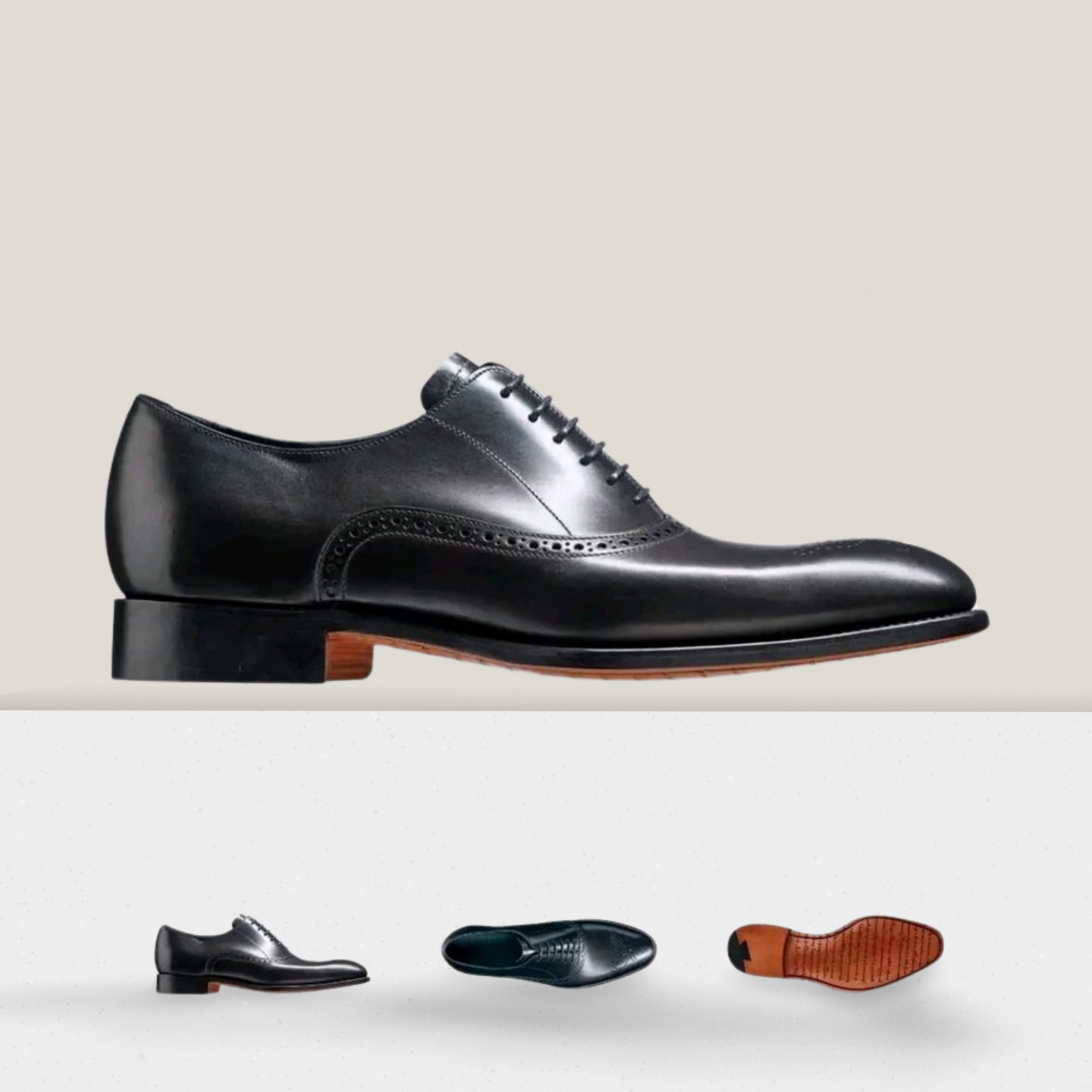 BARKER Newchurch Veau noir 