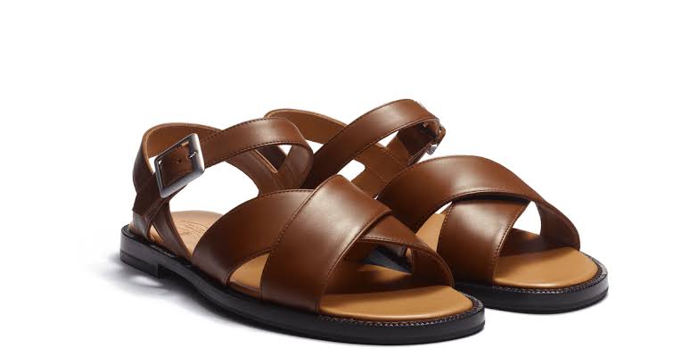 J.M WESTON Sandales en cuir double V