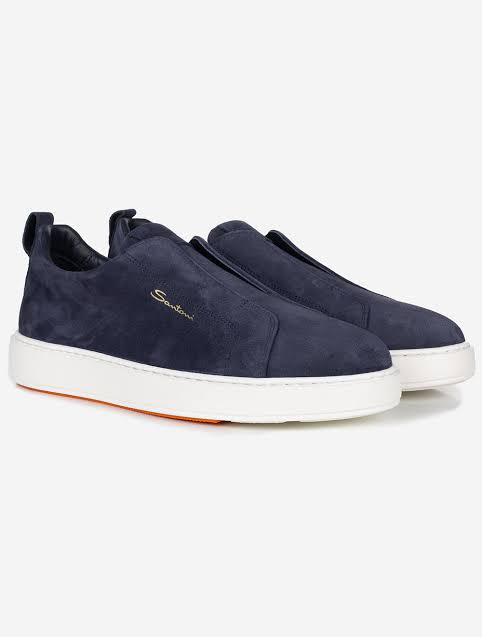 J.M WESTON Baskets on time bleues