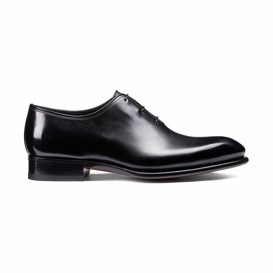 SANTONi Richelieu en cuir patiné 