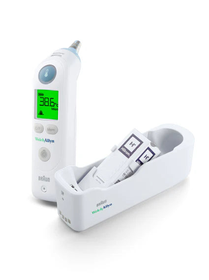 Thermometre Thermoscan PRO 6000 Welch Allyn Braun 20 couvre sondes