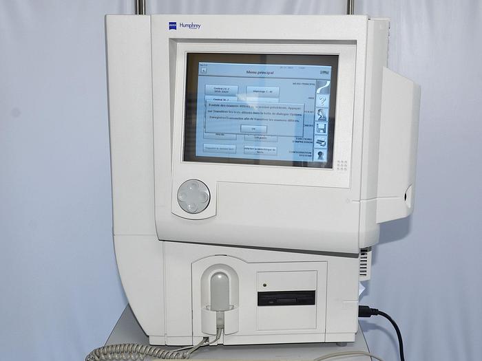 CHAMP VISUEL ZEISS HUMPHREY 7201 SUR TABLE ELECTRIQUE