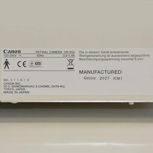 RETINOGRAPHE NON MYDRIATIQUE CANON CR-DGi