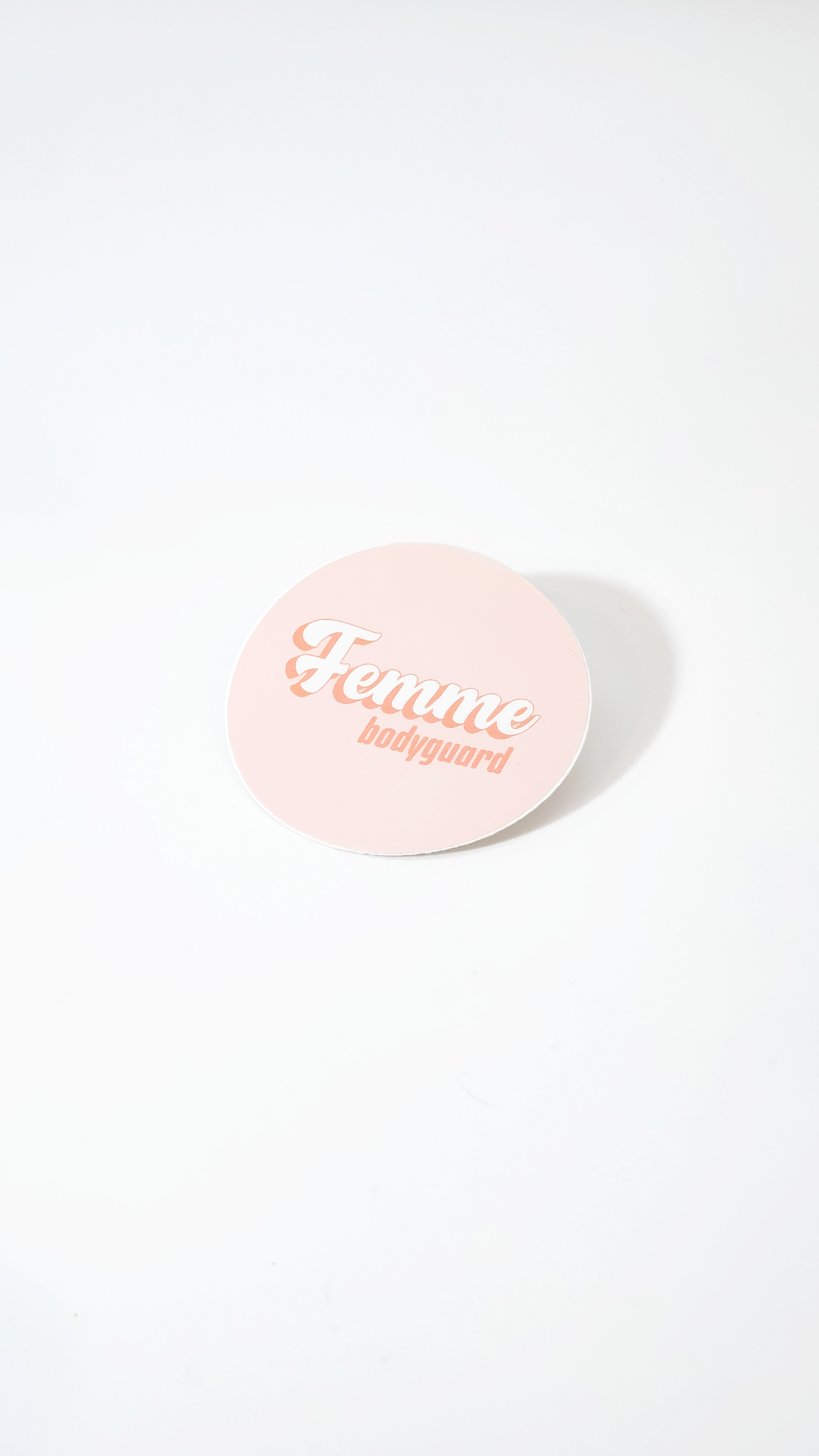 "Femme Bodyguard" Sticker