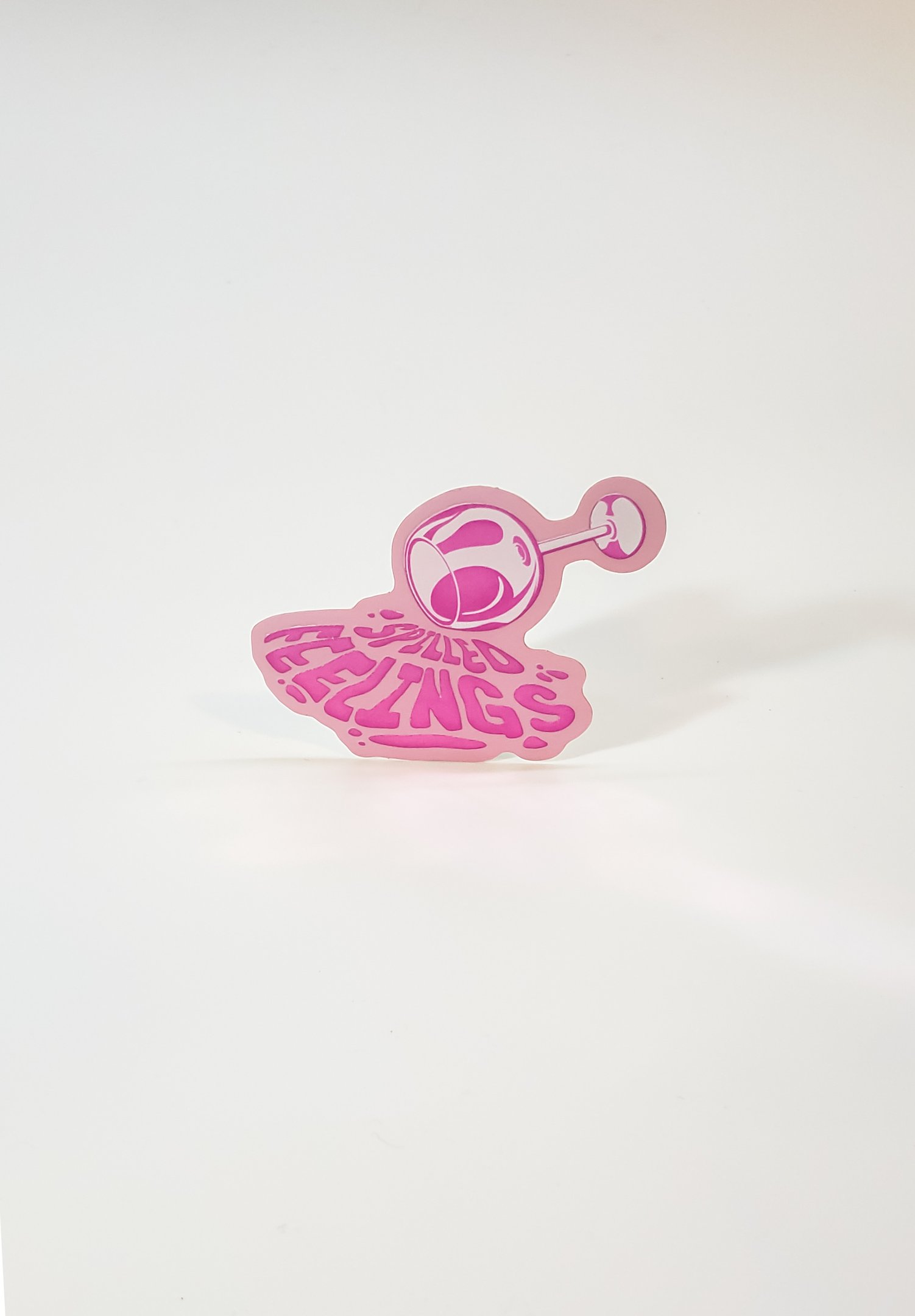 "Spilled Feelings" Sticker