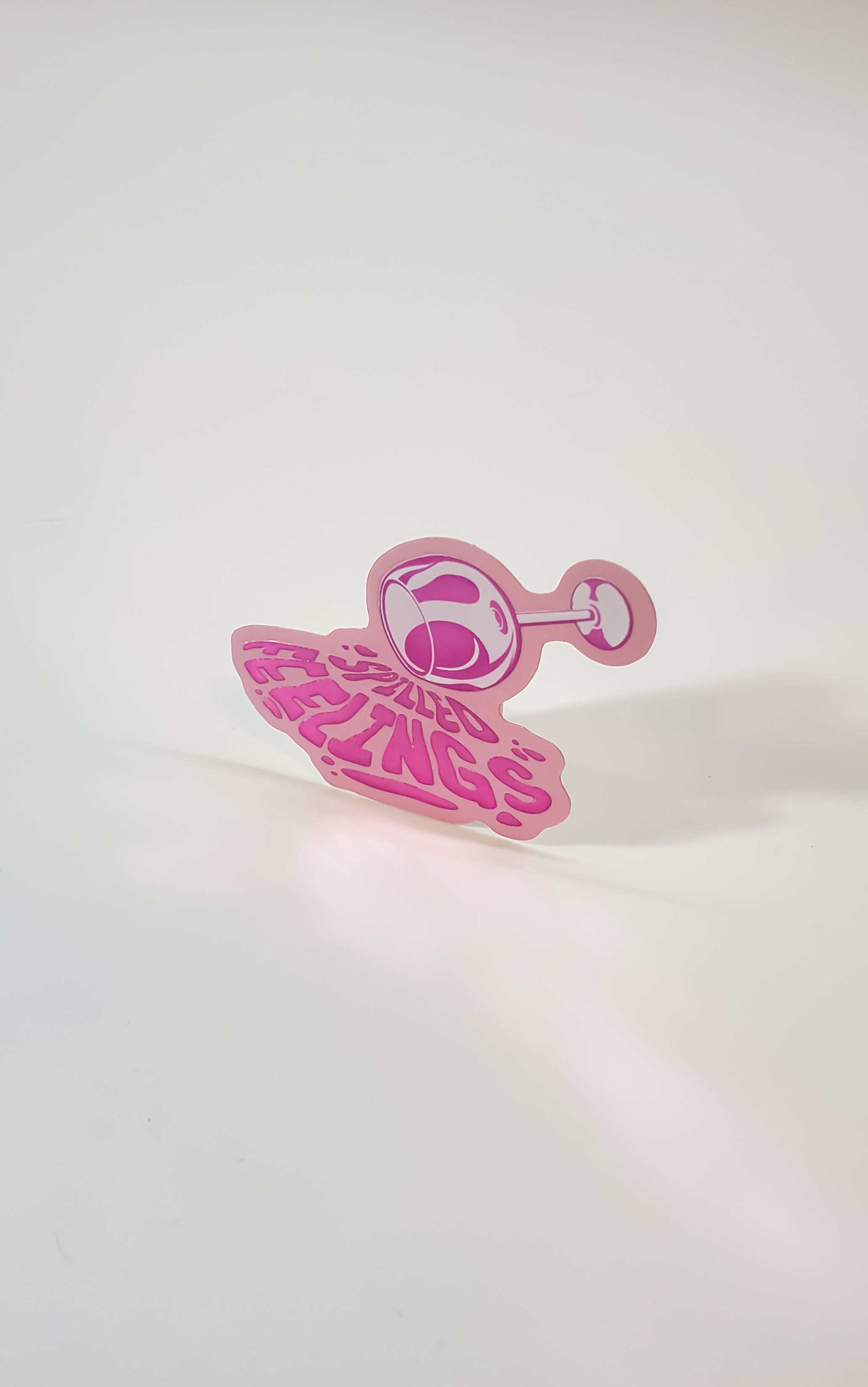 "Spilled Feelings" Sticker