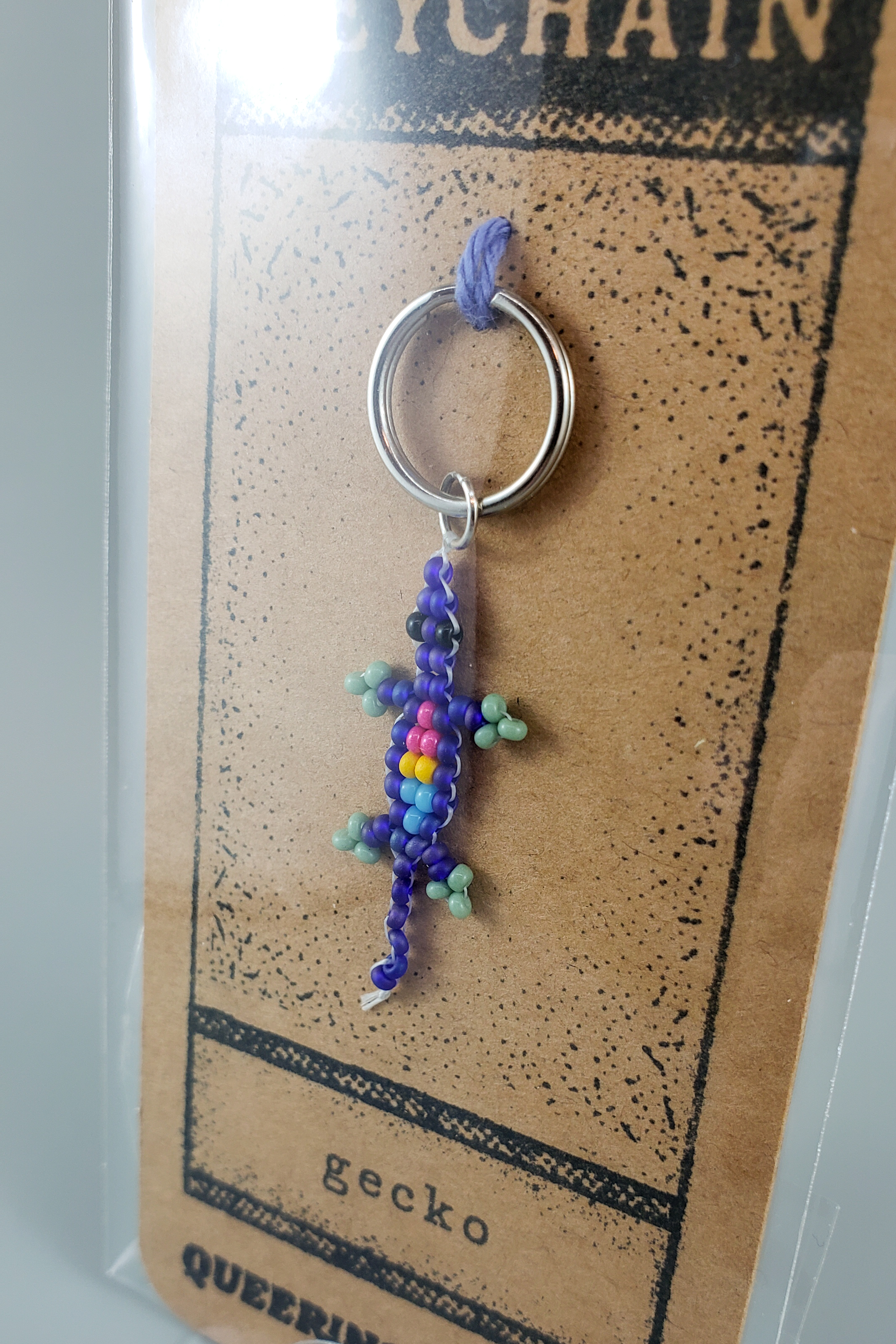 Pan Gecko Keychain