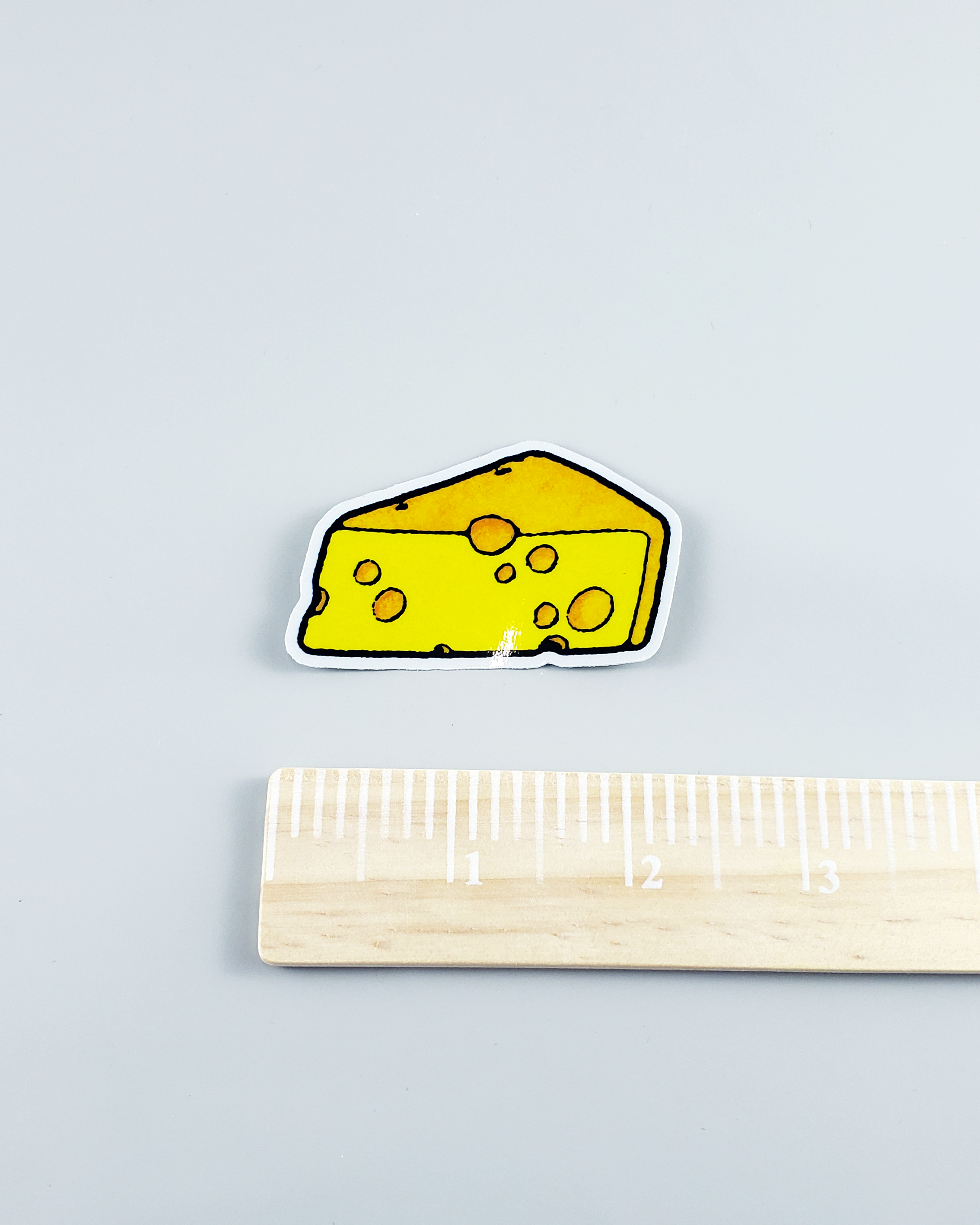 Safety Cheese Sticker - Hi-Vis Reflective