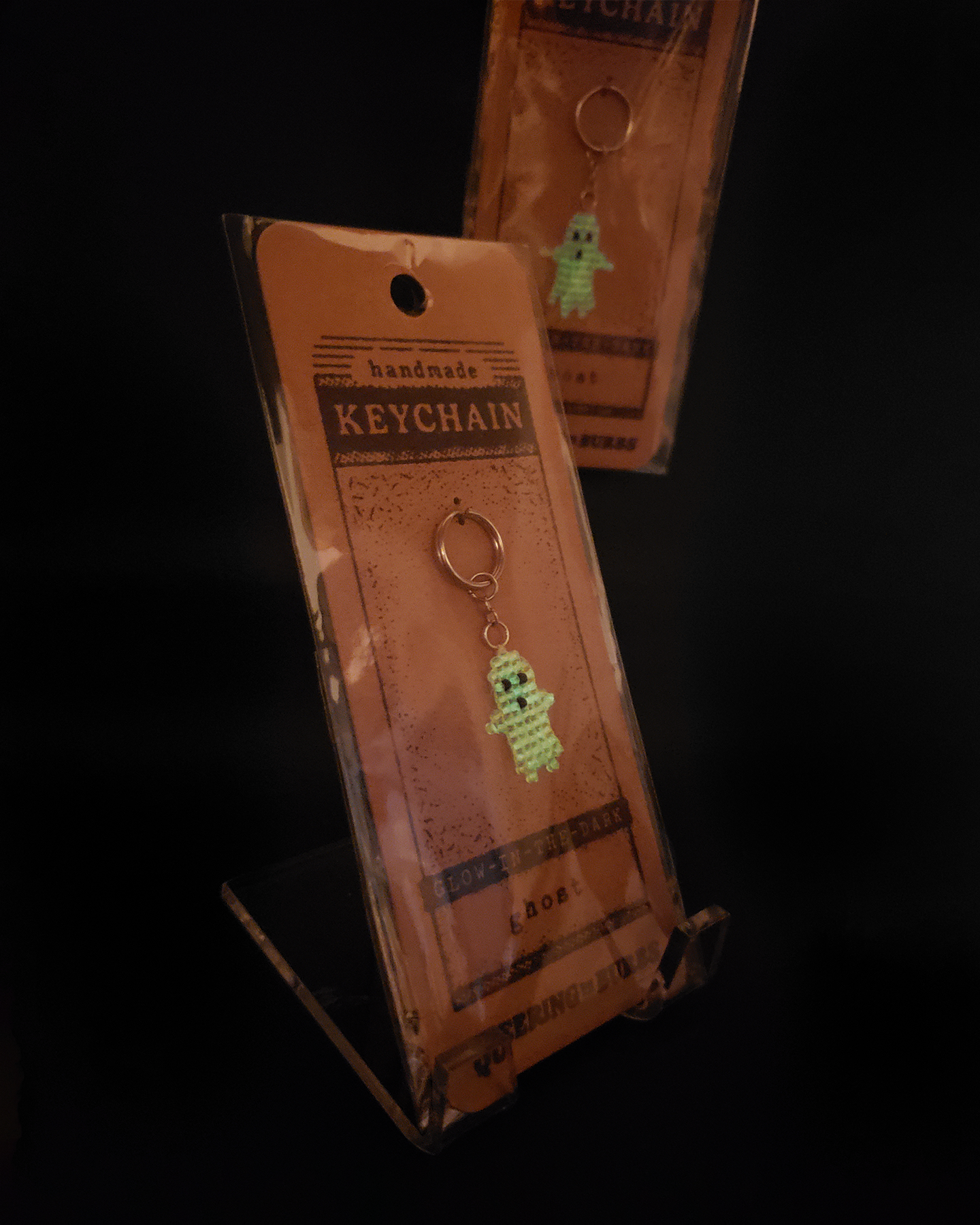 Ghost Keychain - Glow in the Dark