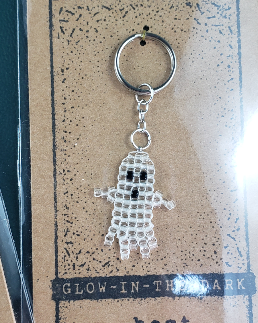 Ghost Keychain - Glow in the Dark