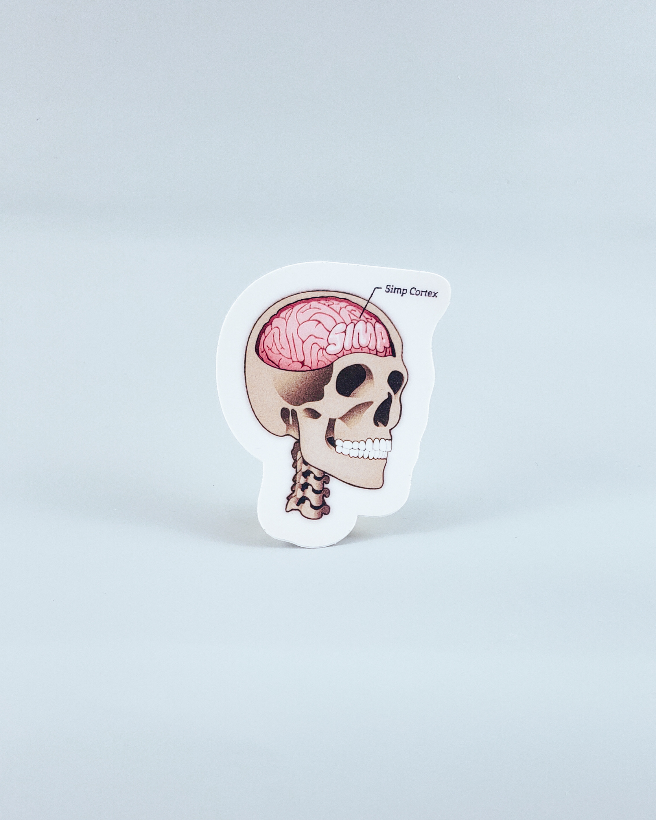 "Simp Cortex" Sticker