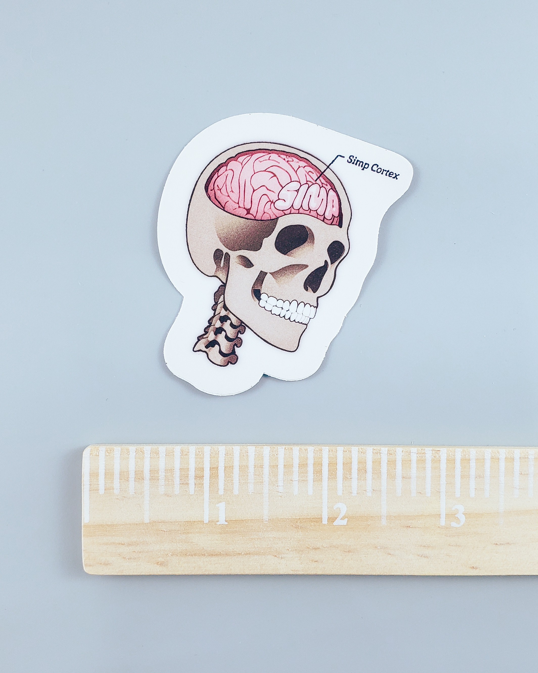 "Simp Cortex" Sticker