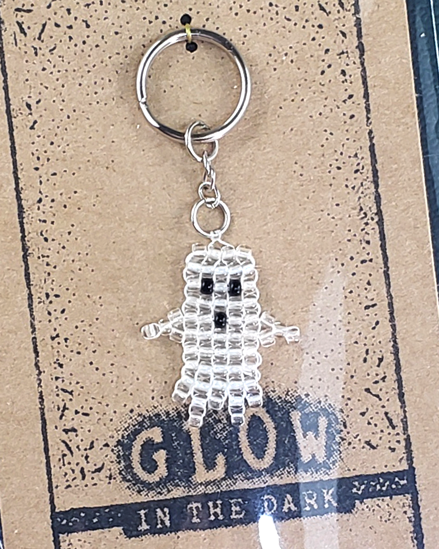 Ghost Keychain - Glow in the Dark