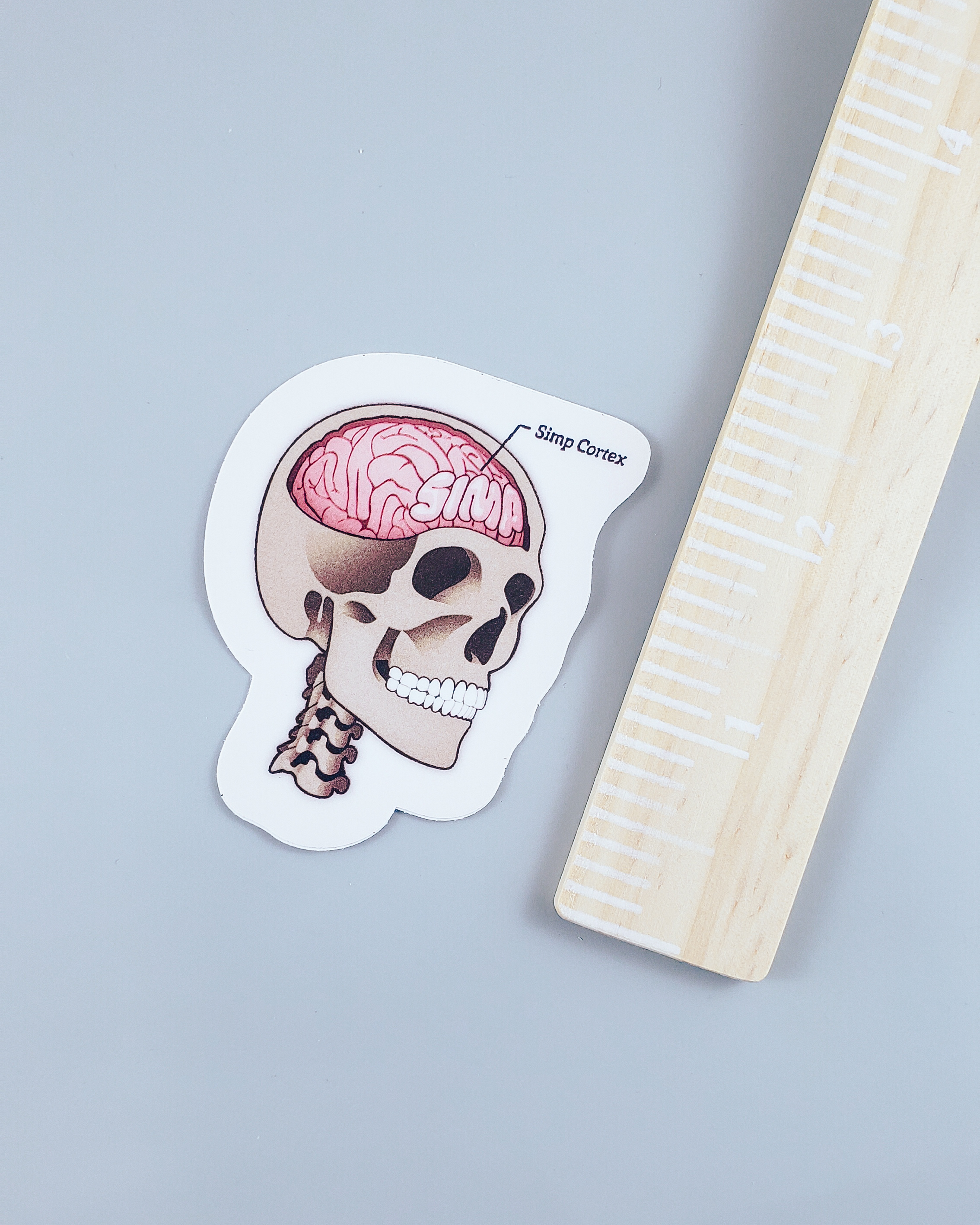 "Simp Cortex" Sticker