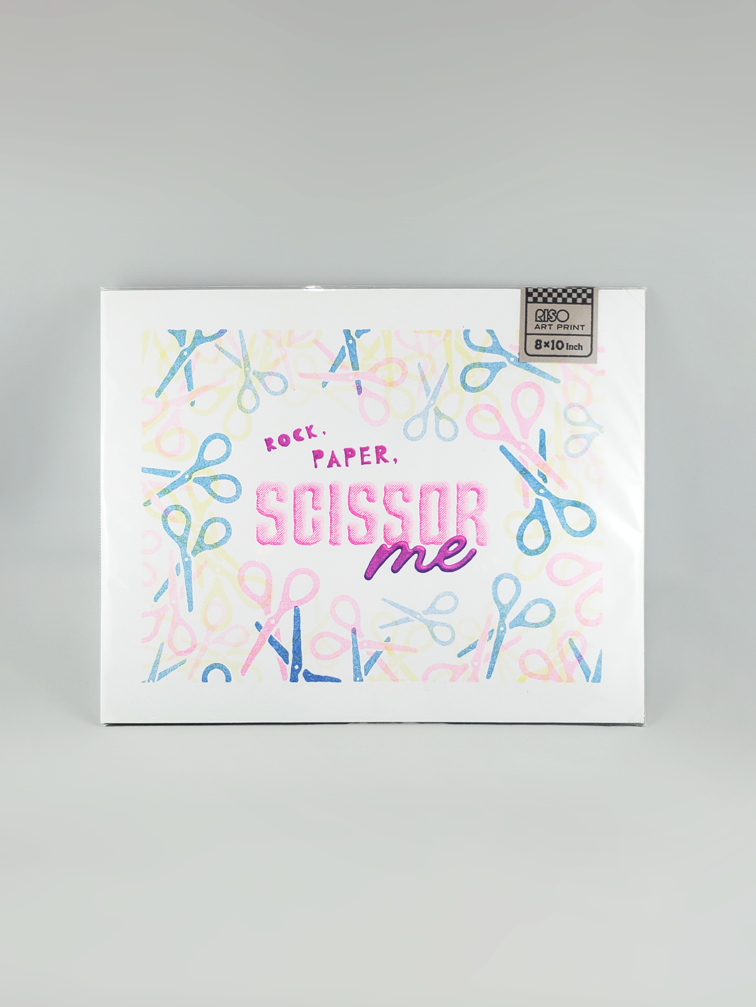 Rock, Paper, Scissor Me Print