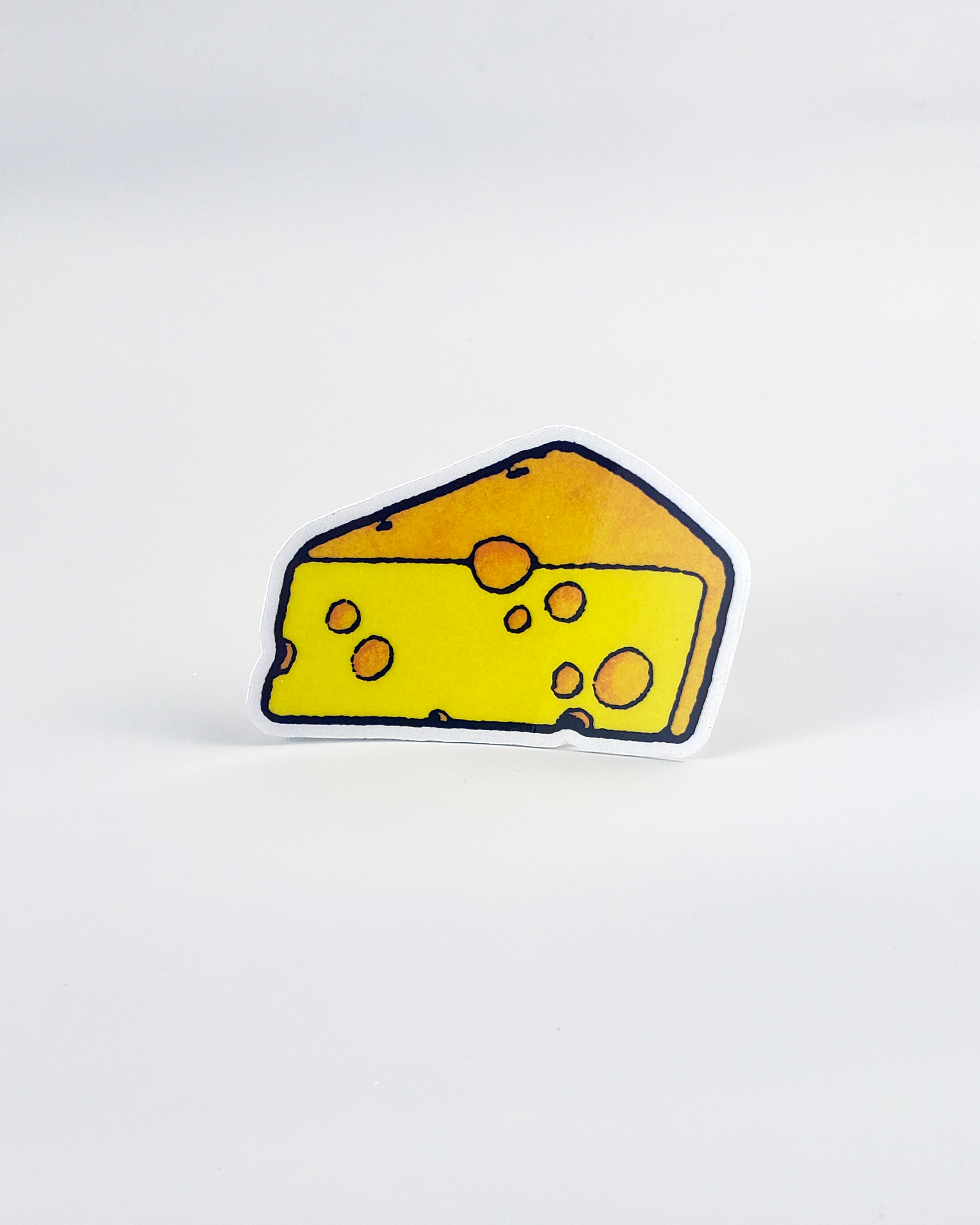Safety Cheese Sticker - Hi-Vis Reflective