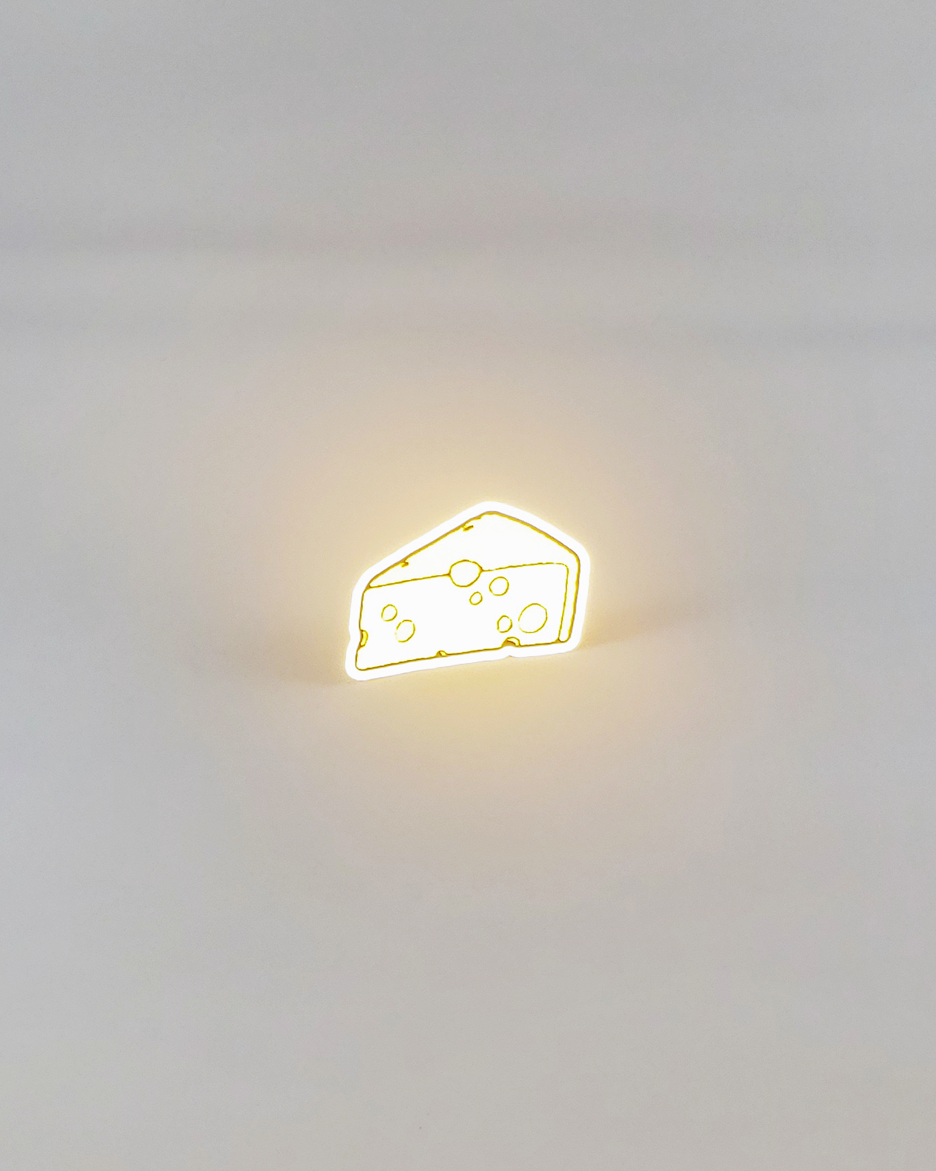 Safety Cheese Sticker - Hi-Vis Reflective