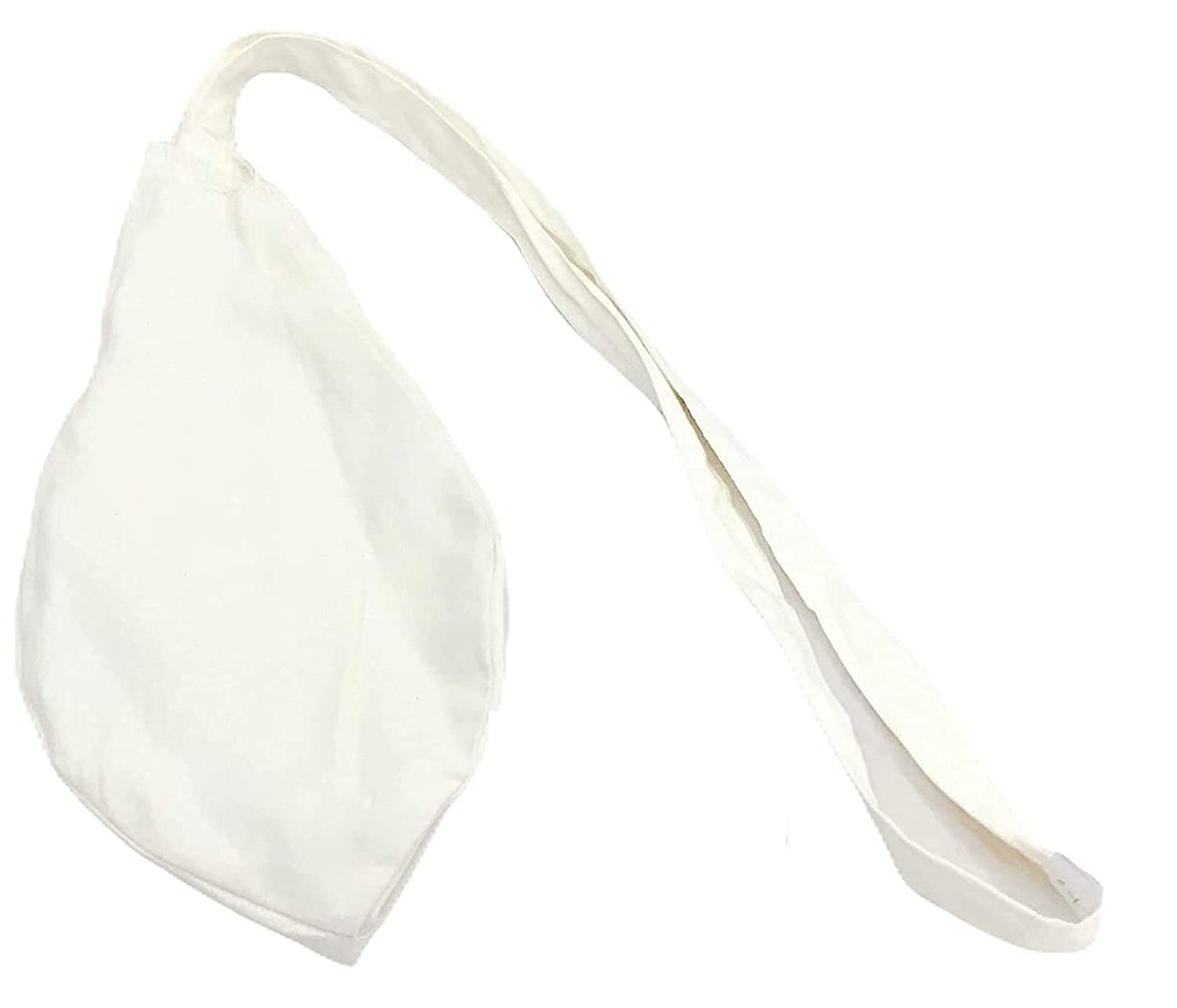 Krushnesh Creations White Jap Bag I Gomukhi