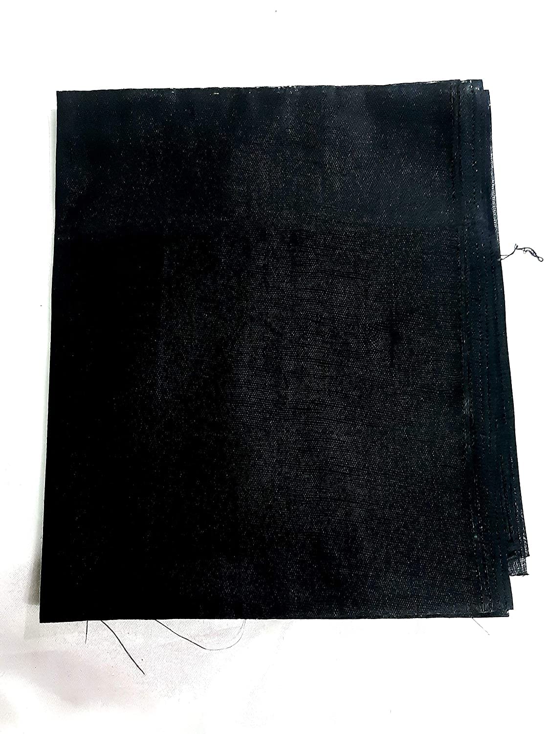Krushnesh Creations Black Cloth for Pooja Kala Kapda,Set of 2(1.25 Meter Each)