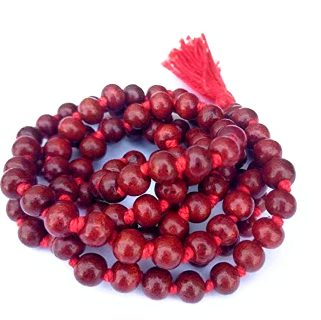 Krushnesh Creations Lal Chandan ki mala